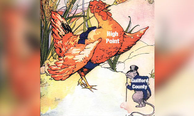 High Point Stadium Supporters Counter County Jedi Mind Game with Little Red Hen