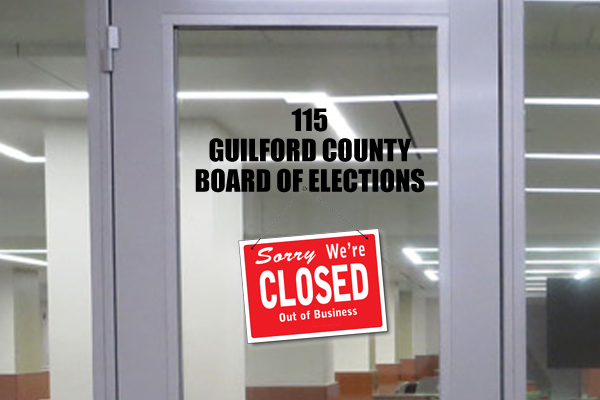 Guilford County Board of Elections Officially Defunct