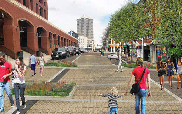Wide Streets Provide Lots of Options for $25 Million Streetscaping in Downtown Greensboro