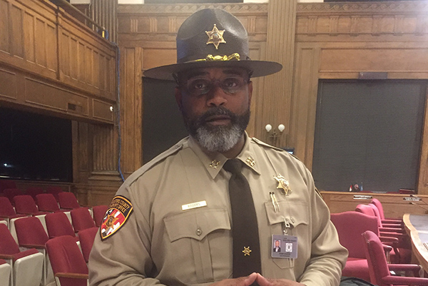 Sheriff Rogers Handing Out Hugs In Jail