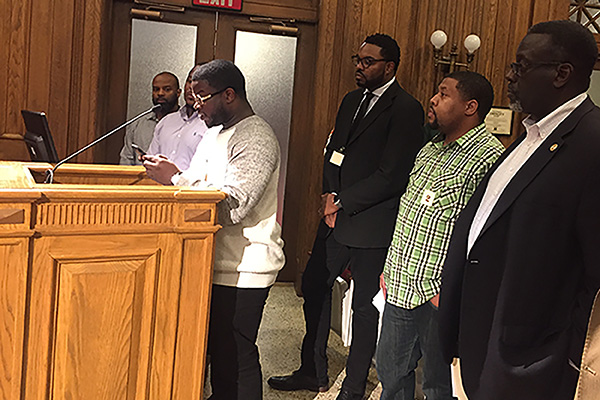 Cure Violence Advocates Speak To County Commissioners