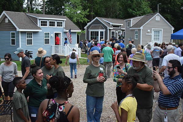 Tiny House Community Opens For Business