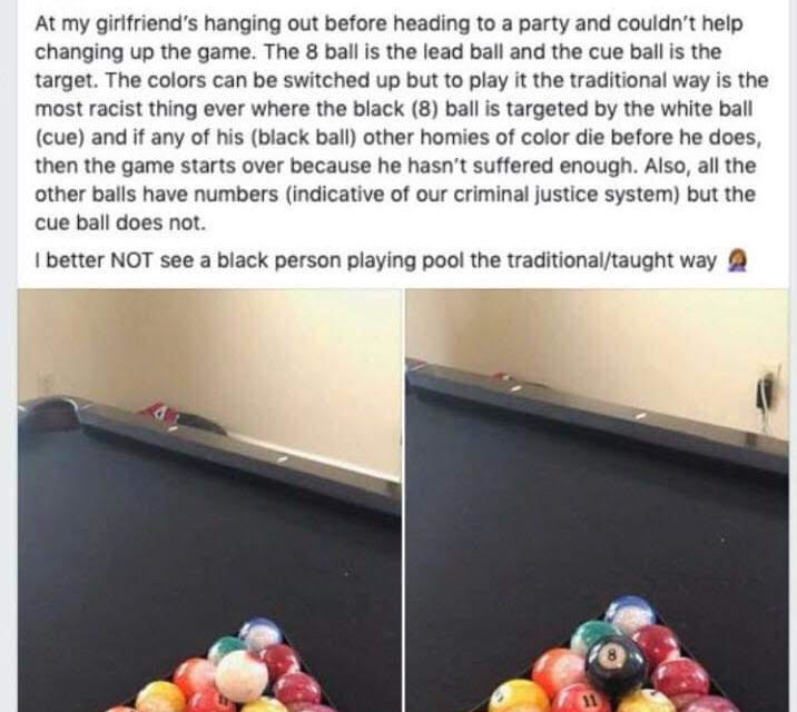 Eight-ball Facebook Post Stirs Racism Debate