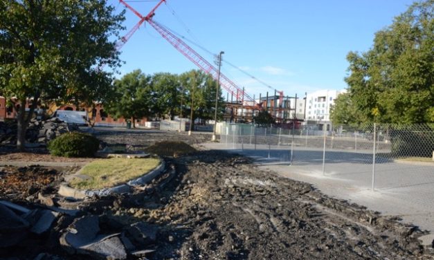 Eugene Street Parking Deck Construction Underway