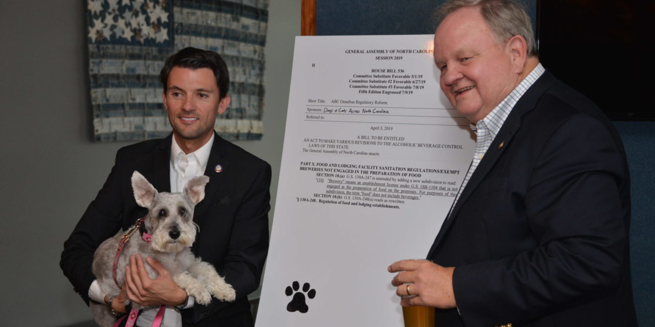 Celebratory Bill Signing To Allow Dogs In Taprooms At Joymongers