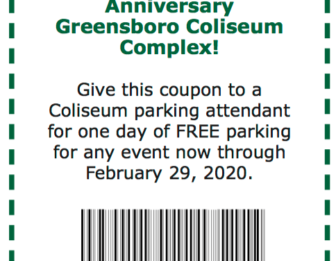 Free Coliseum Parking Coupon Hidden In With Your Water Bill