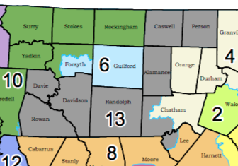 Image result for nc 6th congressional district new map