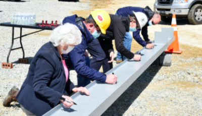 New Mental Health Building “Topped Out” Quietly