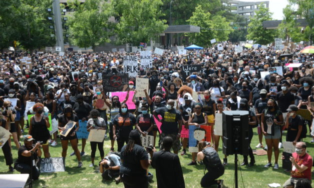 Thousands Gather Sunday In LeBauer Park For Black Lives Matter Protest