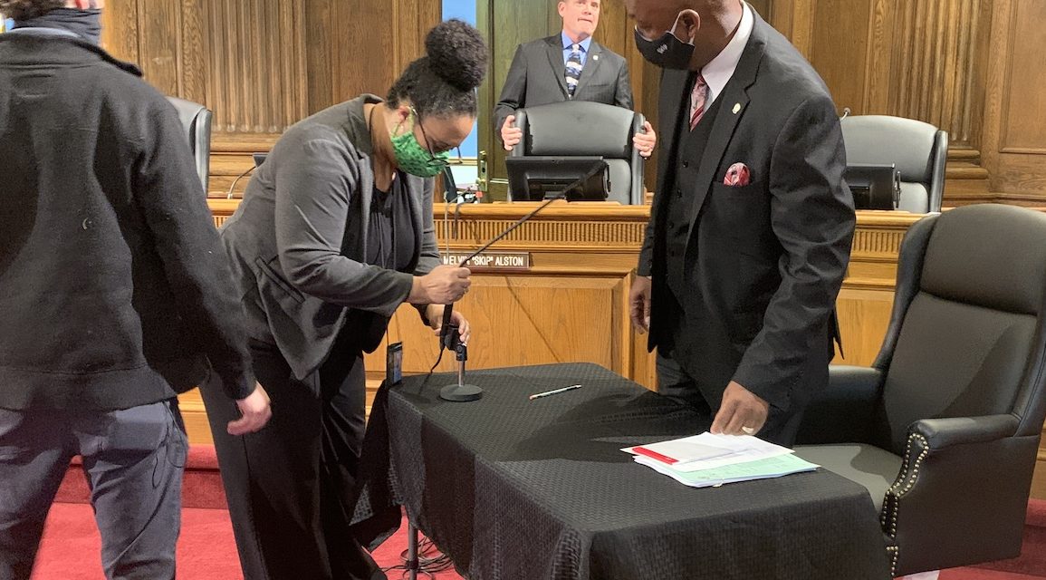 Commissioner Skip Alston Takes A Seat To Take A Stand