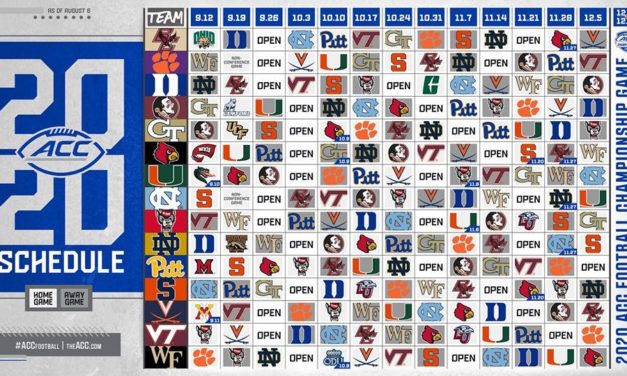The ACC Football Schedule Still Stands, For Now