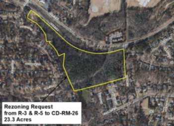 Large Tract On Cone Blvd. Up For Rezoning For Multi-Family Development