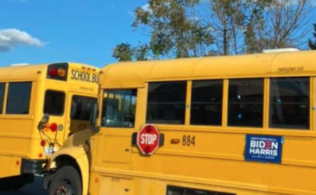 74 School Buses At Jill Biden Rally Creates Controversy