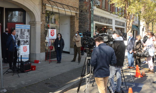 Salvation Army Kicks Off Christmas Kettle Season