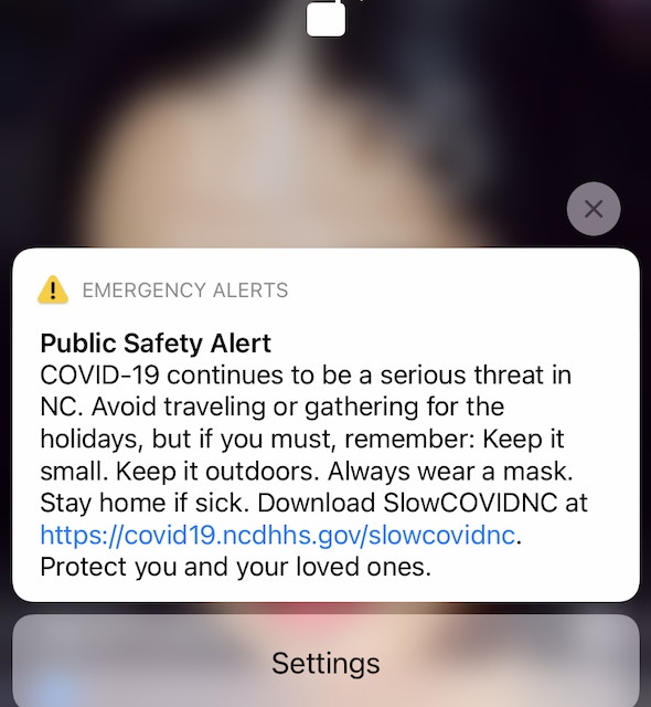 State Blowing Up Phones With COVID-19 Alerts