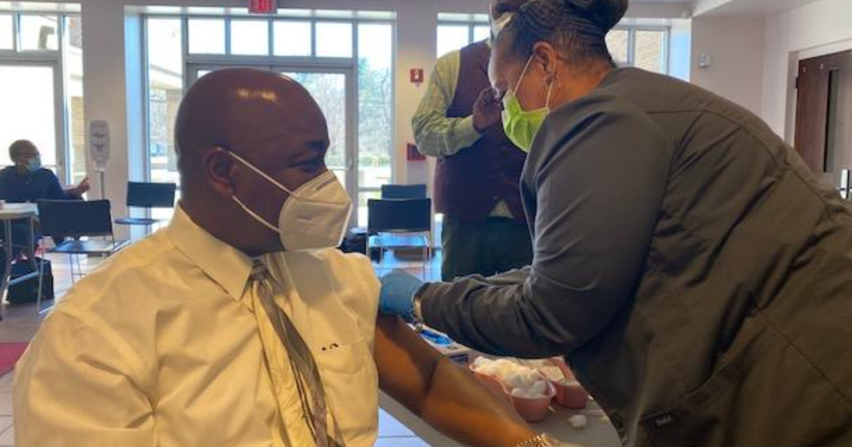 Alston Fights African-American Vaccine Hesitancy In The County