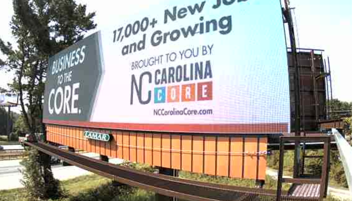 Carolina Core Greets Wyndham Fans With Billboards