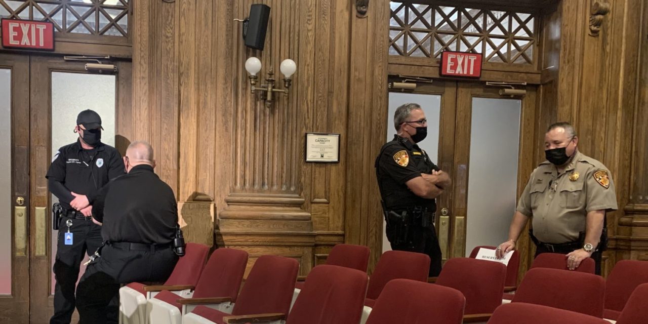 Gunshot Outside Commissioners Meeting Not Really A Gunshot