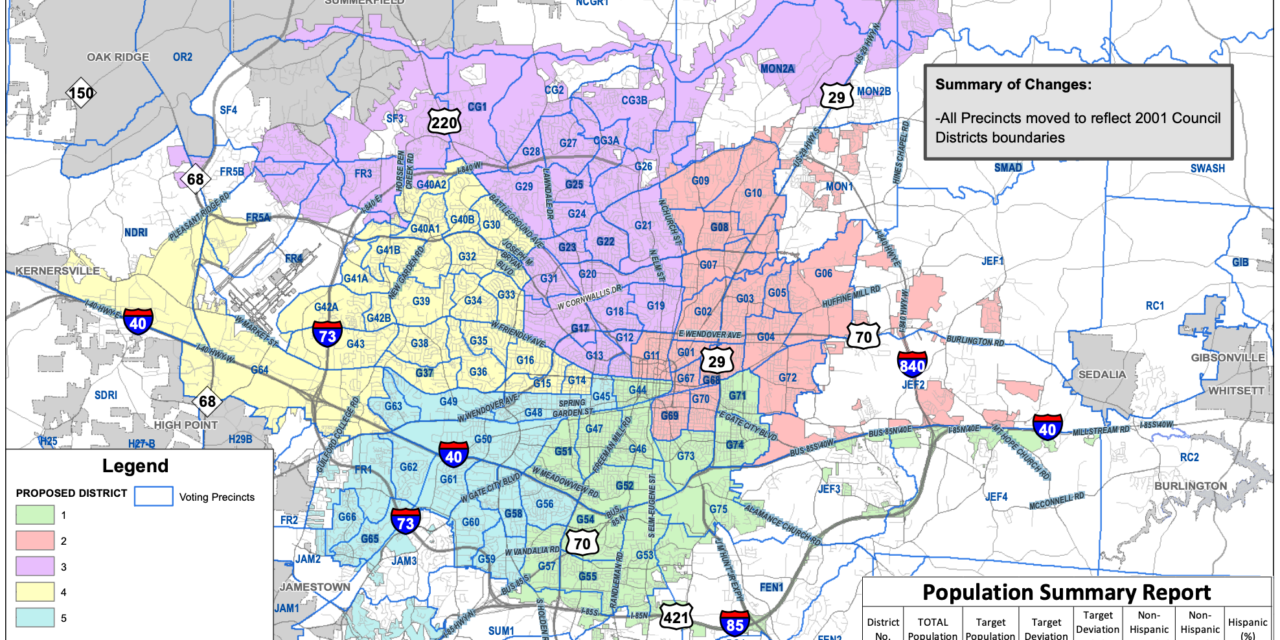 Council Redistricting Not Yet A Hot Topic In Greensboro