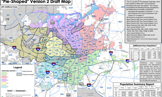Citizens’ Redistricting Committee Presenting Three Maps Recommending One