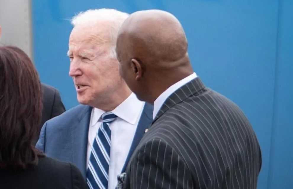 President Biden Gets To Rub Shoulders With Skip Alston