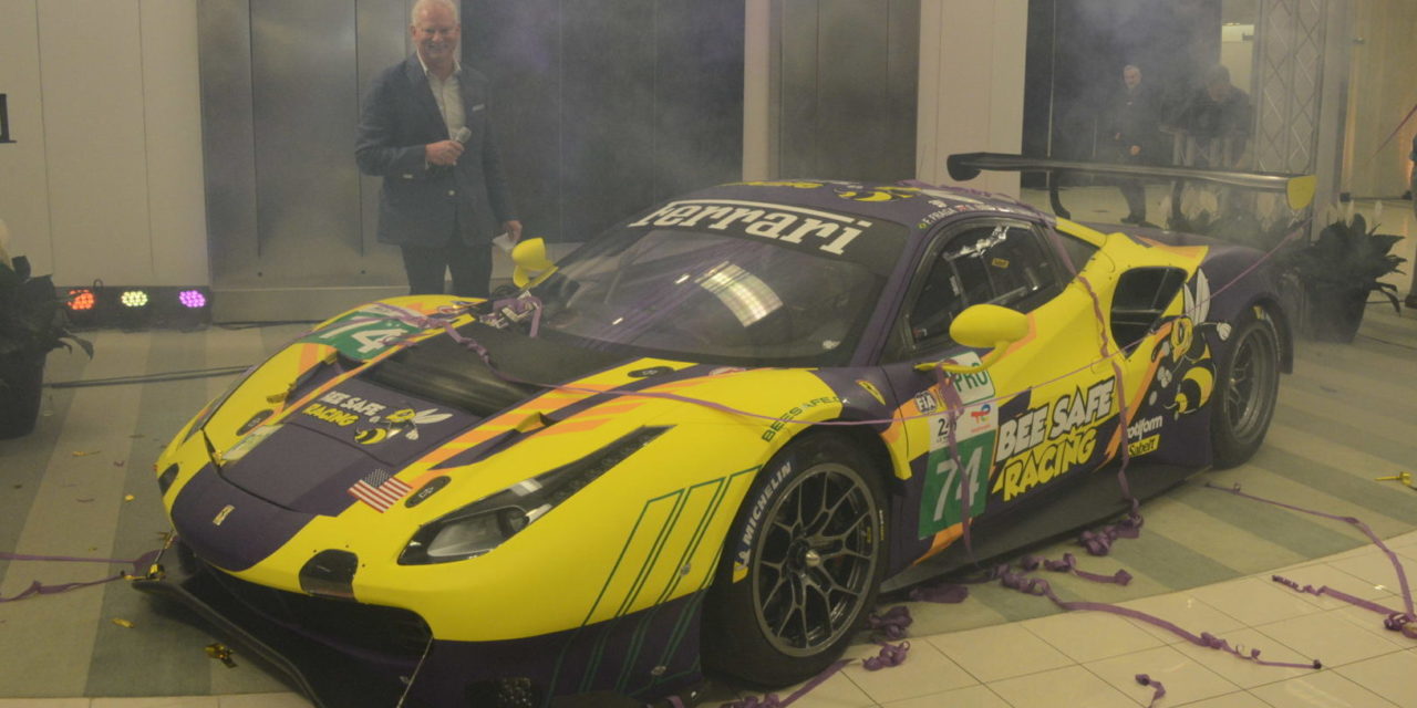 Roy Carroll Unveils Bee Safe Racing 24 Hours Of Le Mans Ferrari