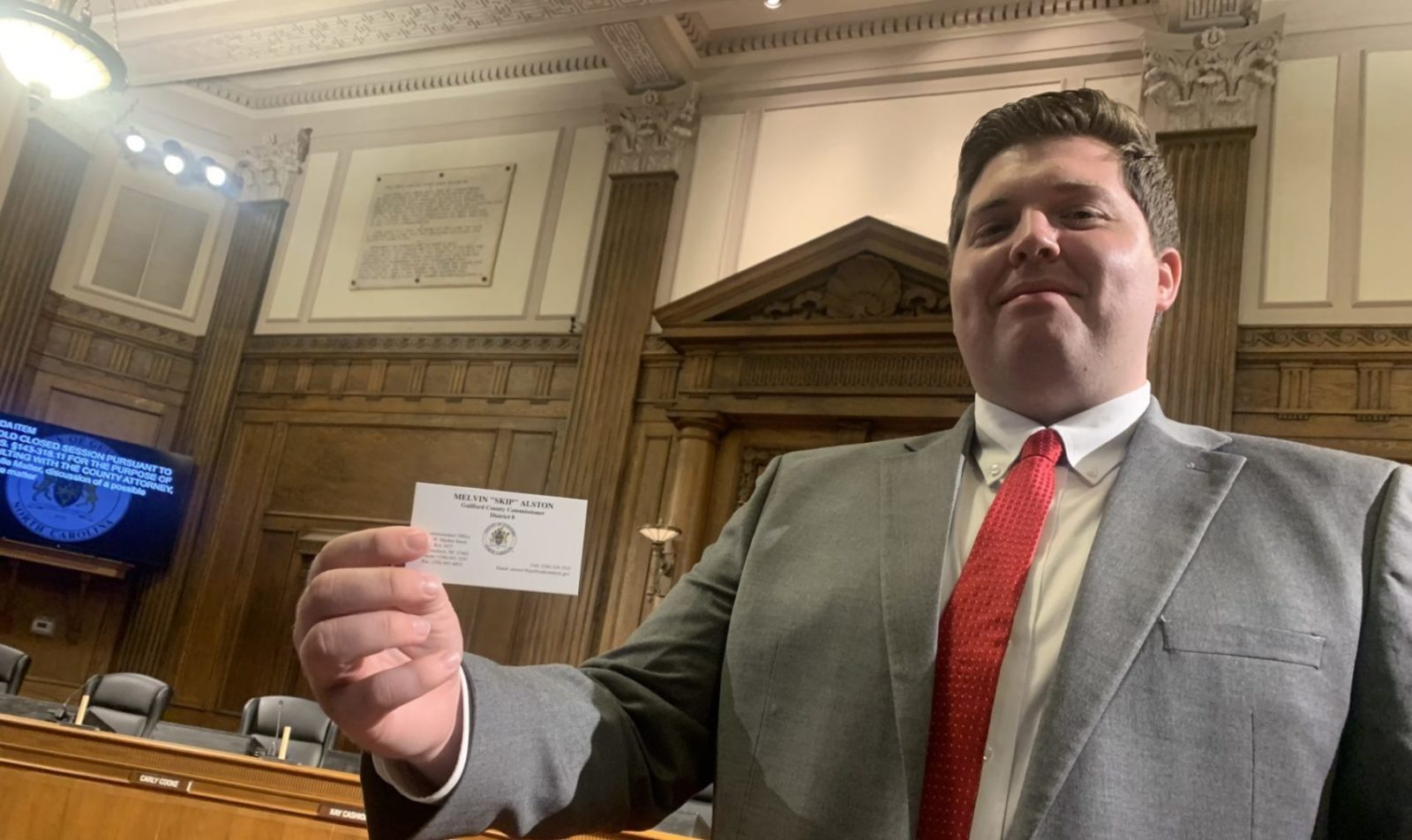 Bizarre Commissioner’s Business Card Mishap Defies Logic
