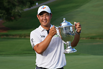 Tom Kim Wins First PGA Tour Victory At Wyndham