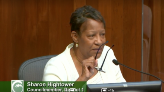 Substitute Motion By Councilmember Hightower Gets Ignored