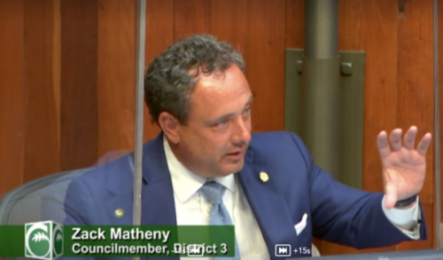 Matheny Asks That Vote On The BORO Be Delayed