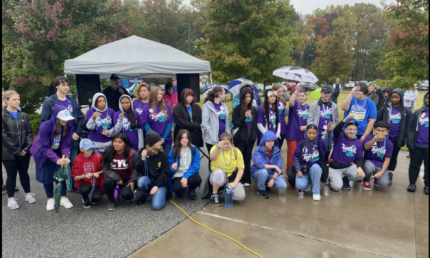 Suicide Loss Survivors Walk Into The Light On A Gloomy Day