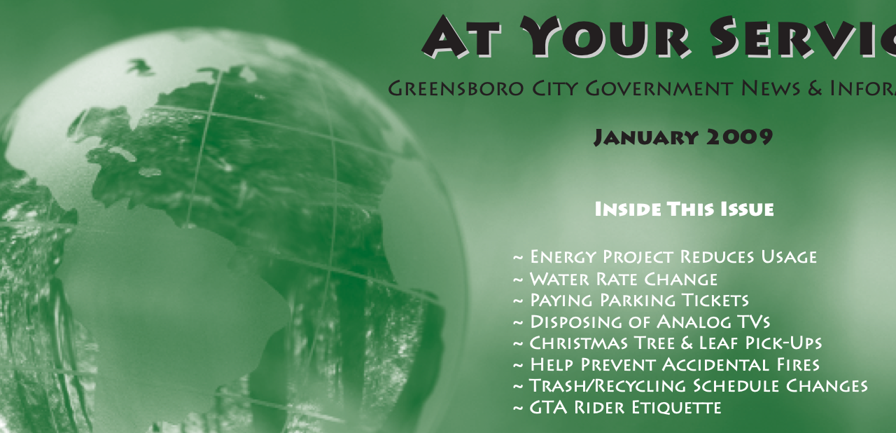 City of Greensboro’s Newsletter For Residents Ends Its 14-Year Run