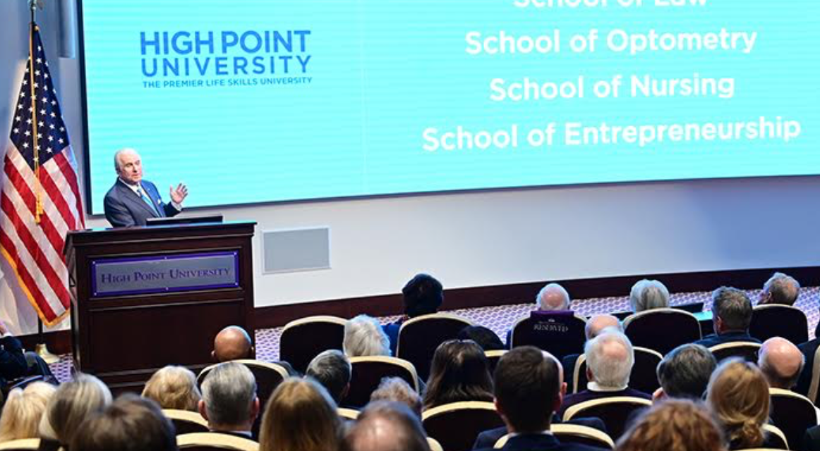 High Point U To Reveal 8-Figure Gift And School of Entrepreneurship Name