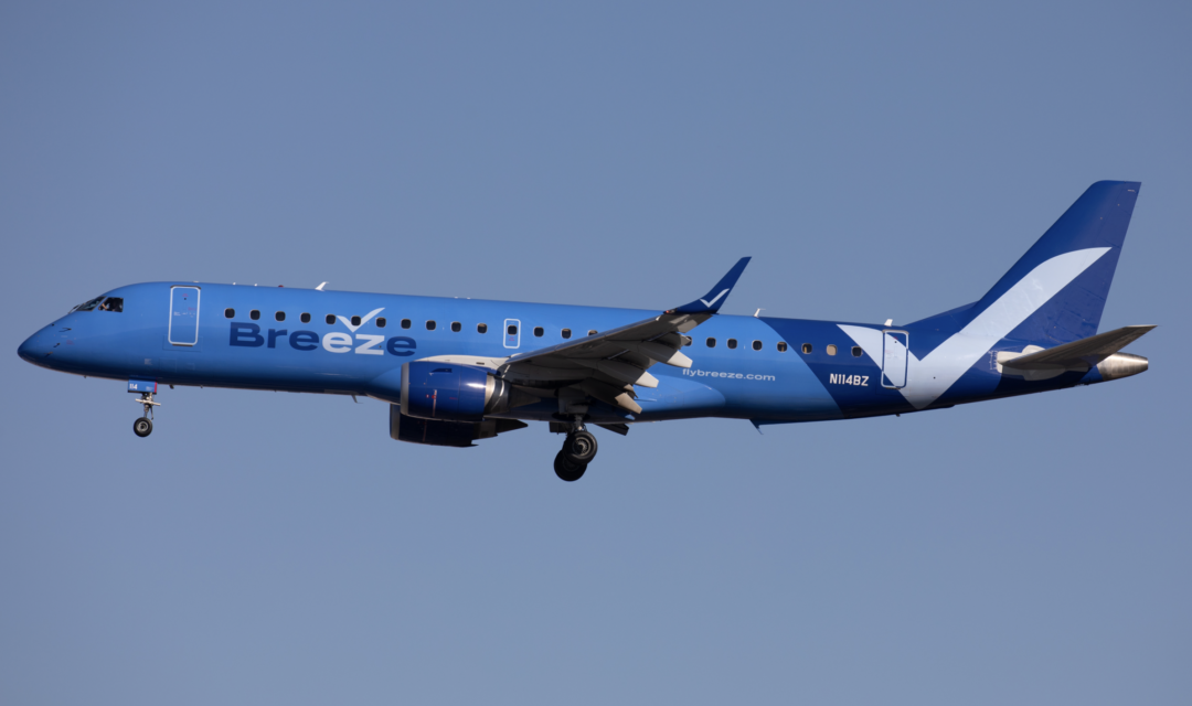 Breeze Airways Launches Nonstop Service From PTI Airport