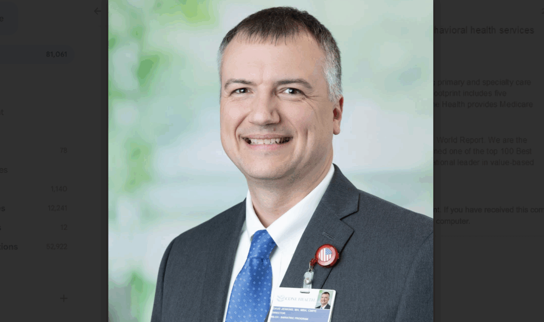 Cone Health Taps Slippery Rock Air Force Man To Lead Behavioral Health Services