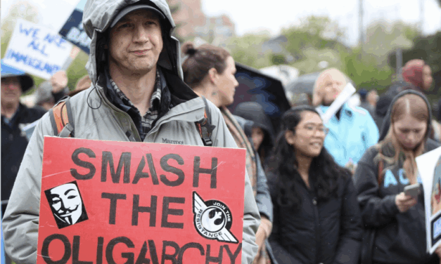 Trump Critics Get Their Day In Courtyard