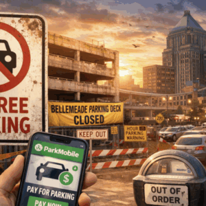 Free Parking In Downtown Greensboro Is Evaporating