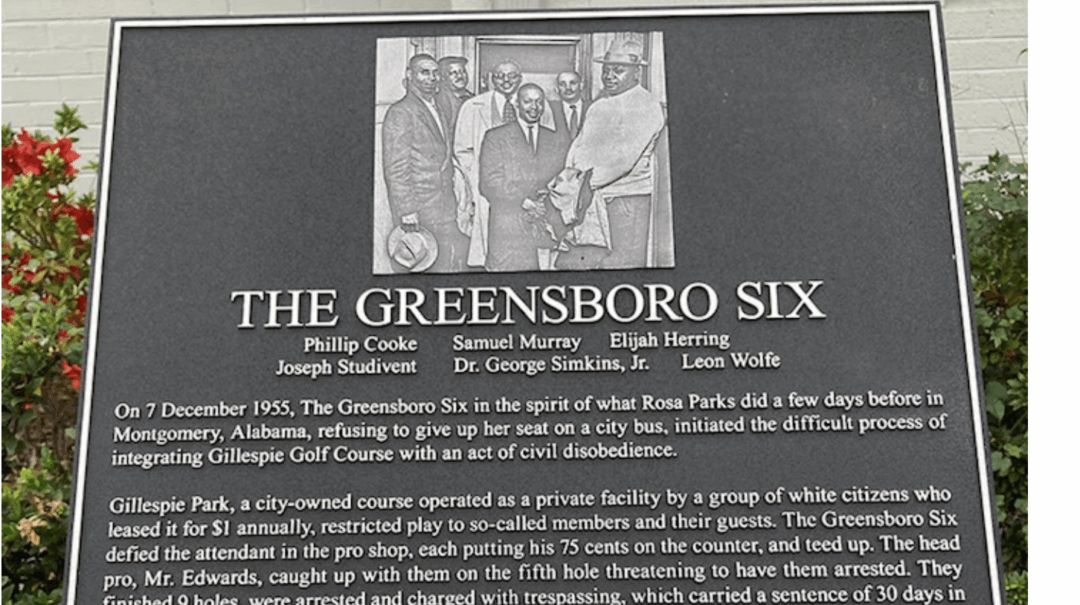 Gillespie Golf Course Marks 70 Years Since Greensboro Six Changed City History
