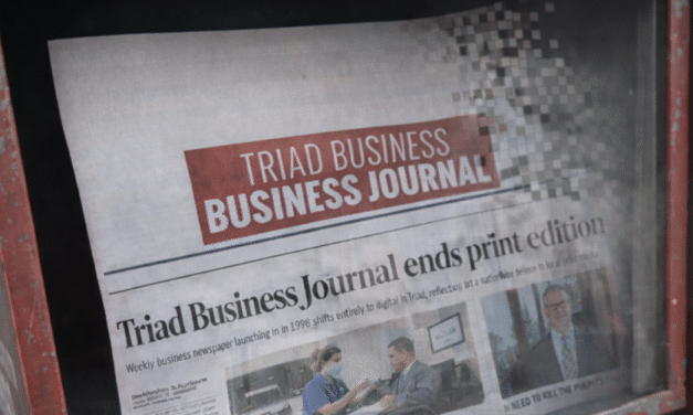 Triad Business Journal To Drop Print Edition