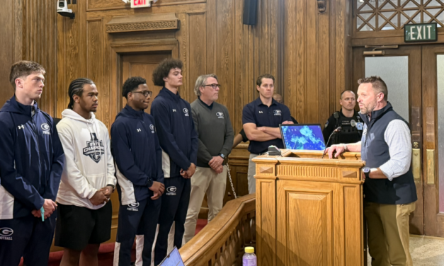 Commissioners Celebrate Grimsley Football’s Perfect Season