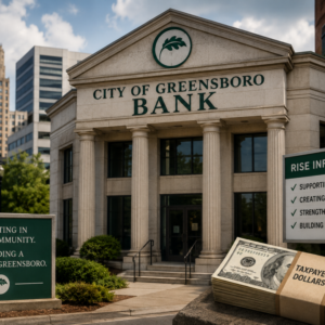 City Of Greensboro Gets Into The Commercial Banking Business
