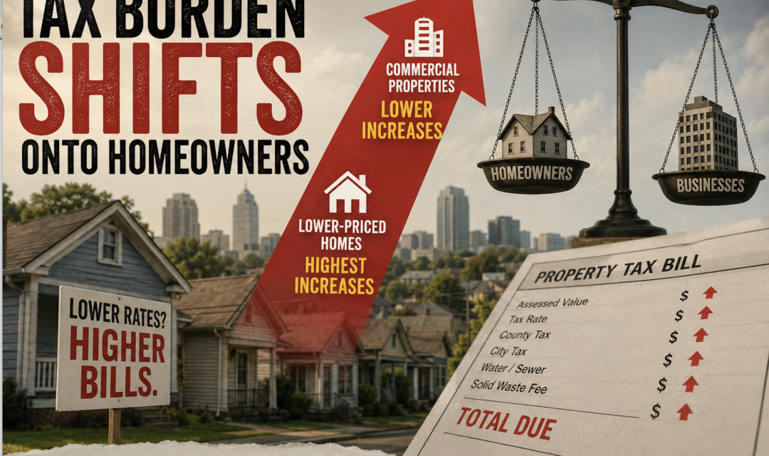 As Tax Burden Shifts Onto Homeowners, Cheapest Homes Will See Biggest Tax Hikes