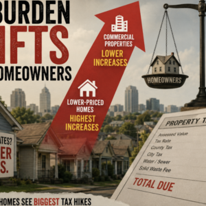 As Tax Burden Shifts Onto Homeowners, Cheapest Homes Will See Biggest Tax Hikes
