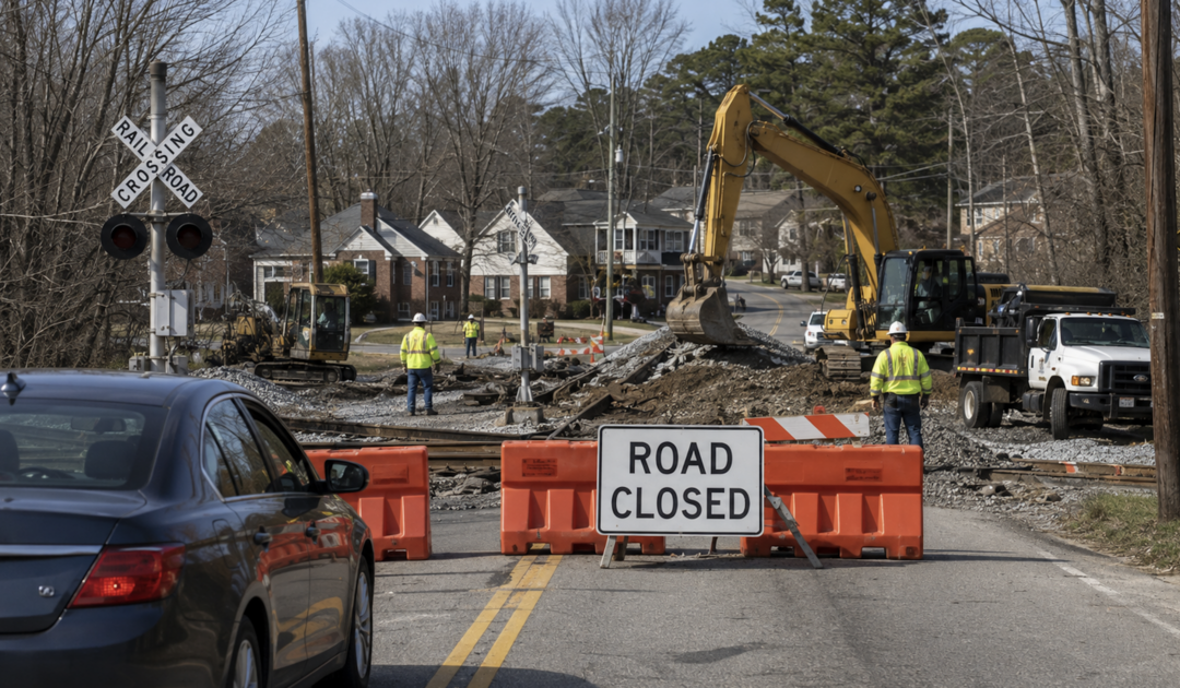 Extensive Rail Work Will Leave Some Guilford Residents With No Way In Or Out For A Day