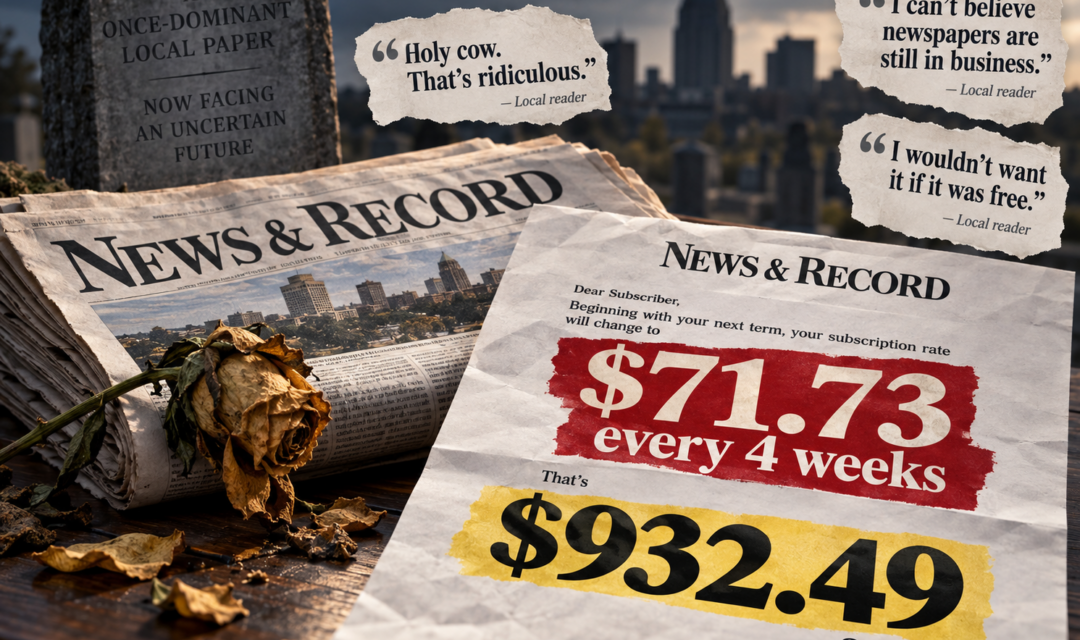 News & Record Signs Its Own Death Warrant