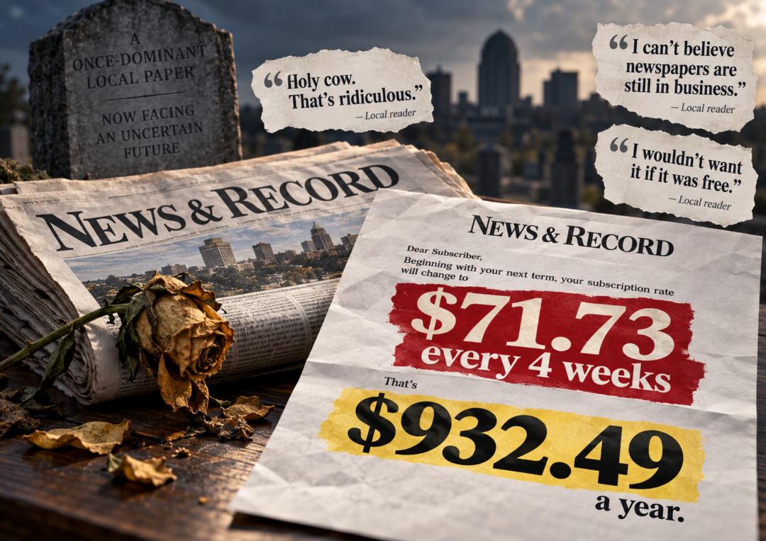 News & Record Signs Its Own Death Warrant